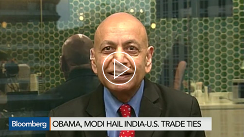 “Obama’s Visit to India” Bloomberg TV